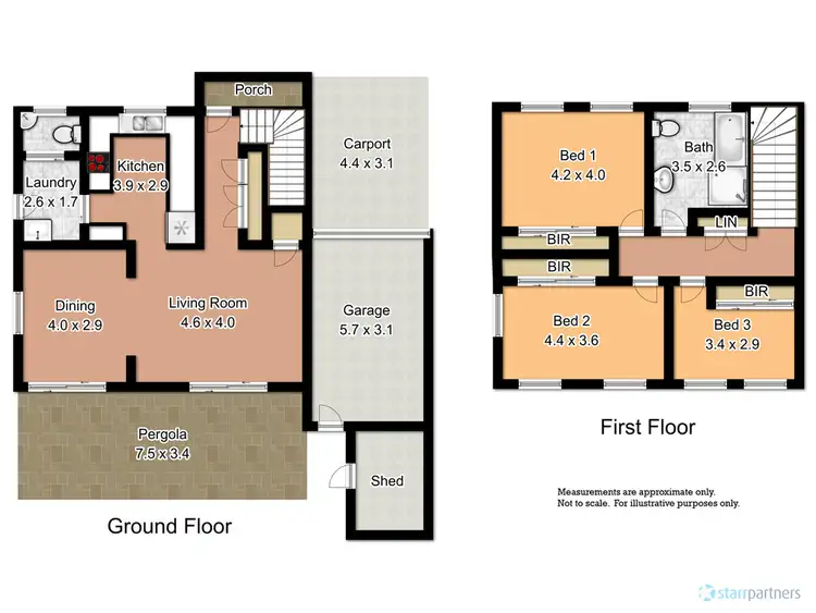 Floorplan of Homely townhouse listing, 10/178 March Street, Richmond NSW 2753