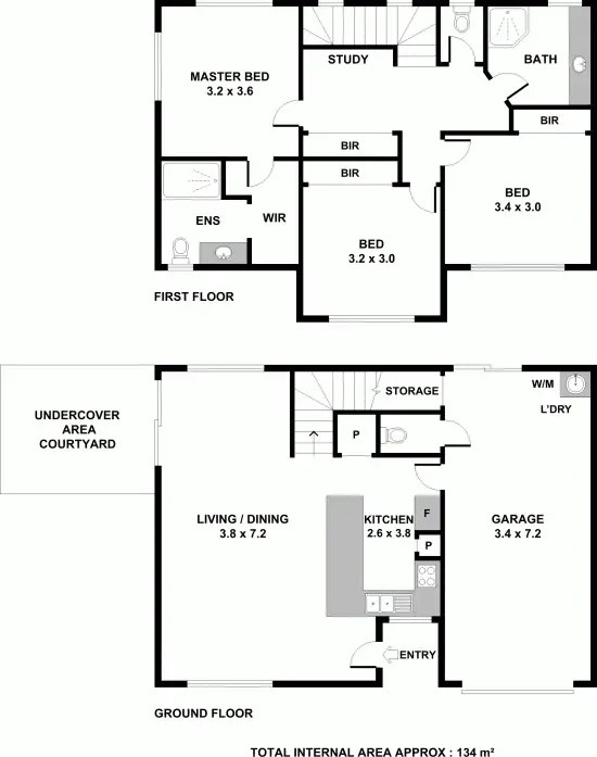 Floorplan of Homely townhouse listing, 2/29 Maher Street, Zillmere QLD 4034