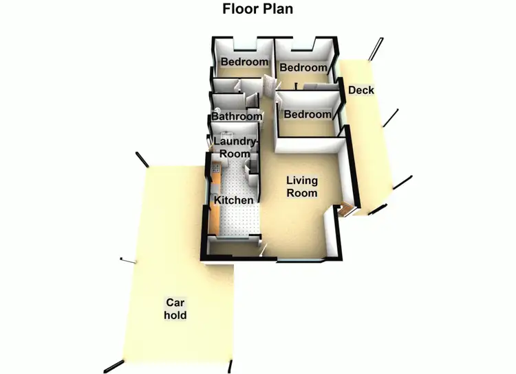 Floorplan of Homely house listing, 8 Damian Court, Slacks Creek QLD 4127
