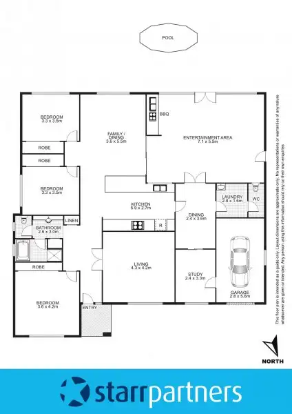 Floorplan of Homely house listing, 41 Swallow Drive, Erskine Park NSW 2759
