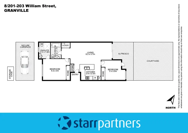 Floorplan of Homely unit listing, 8/201-203 William Street, Granville NSW 2142