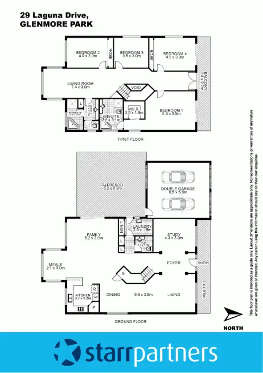 Floorplan of Homely house listing, 29 Laguna Drive, Glenmore Park NSW 2745