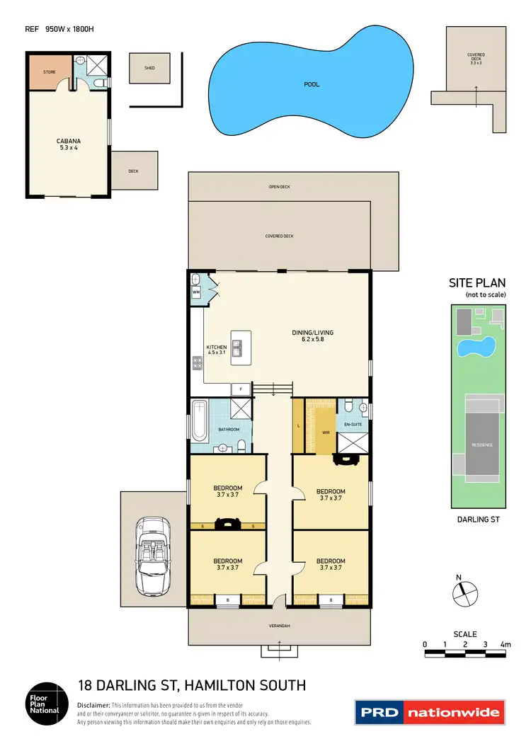 Floorplan of Homely house listing, 18 Darling Street, Hamilton South NSW 2303