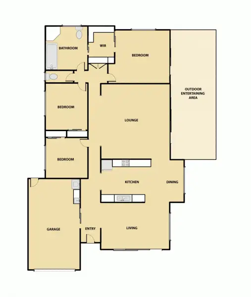 Floorplan of Homely house listing, 10 Redleaf Court, Currimundi QLD 4551