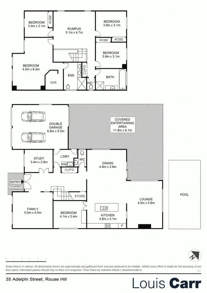 Floorplan of Homely house listing, 35 Adelphi Street, Rouse Hill NSW 2155