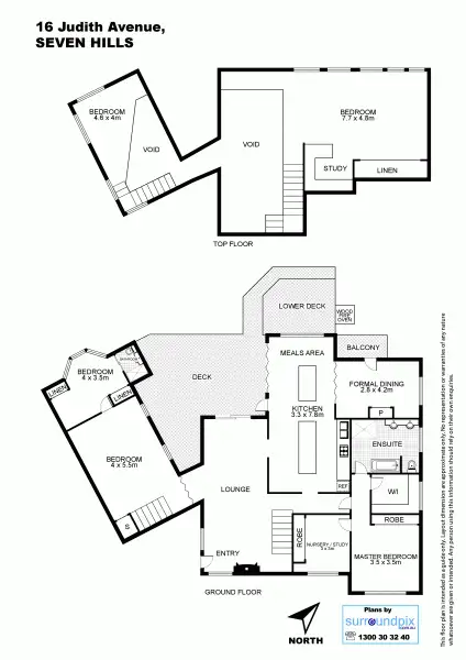 Floorplan of Homely house listing, 16 Judith Avenue, Seven Hills NSW 2147