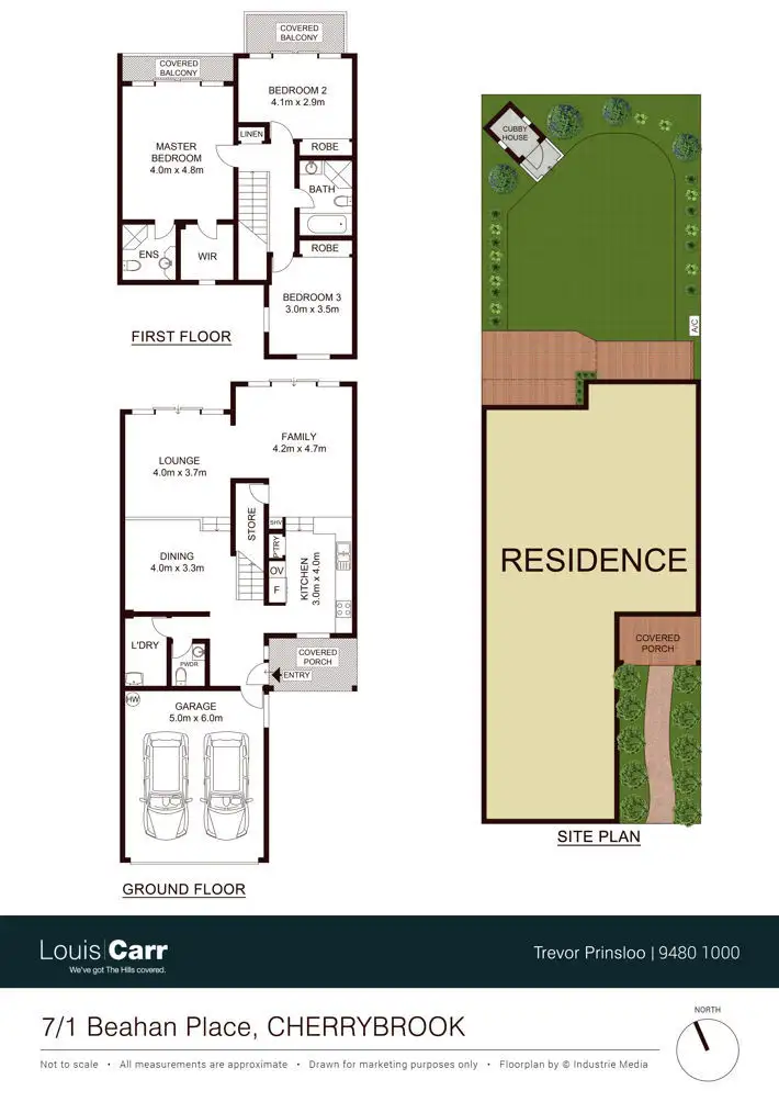 Floorplan of Homely townhouse listing, 7/1 Beahan Place, Cherrybrook NSW 2126