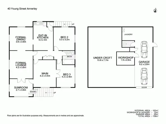 Floorplan of Homely house listing, 40 Young Street, Annerley QLD 4103