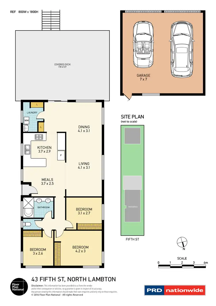 Floorplan of Homely house listing, 43 Fifth Street, North Lambton NSW 2299