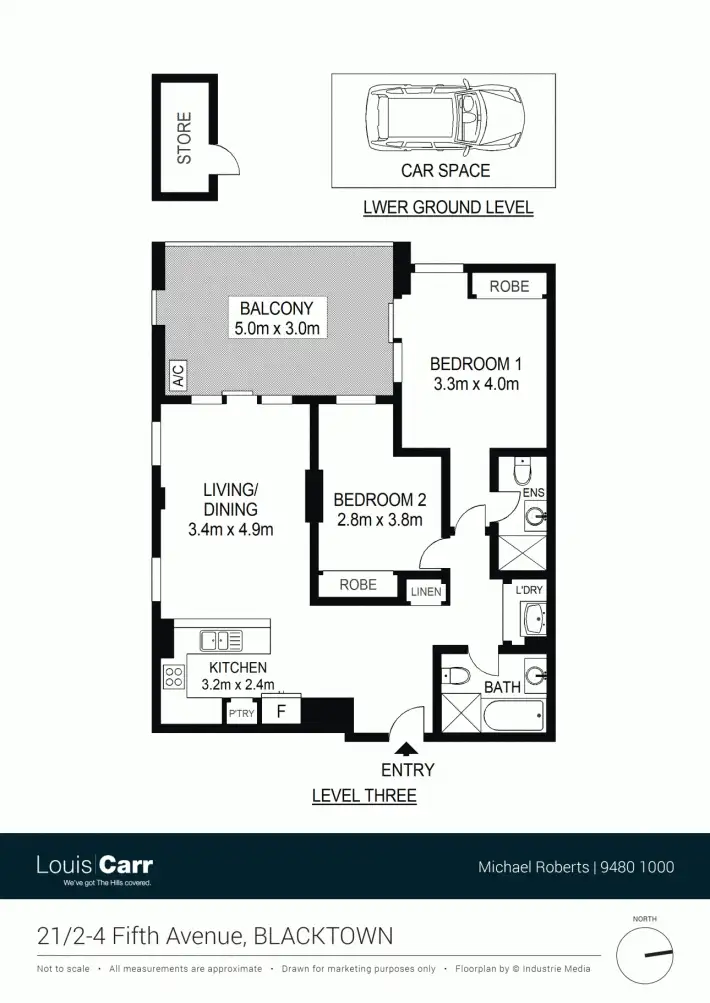 Floorplan of Homely unit listing, 21/2-4 Fifth Avenue, Blacktown NSW 2148