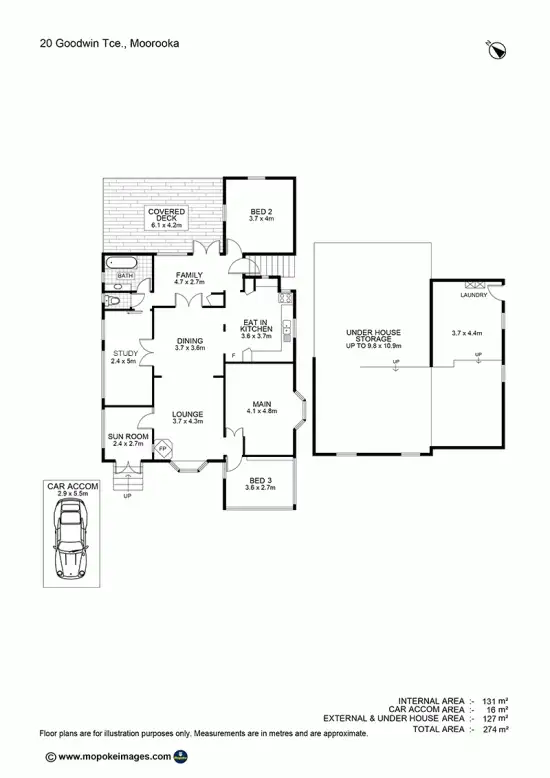 Floorplan of Homely house listing, 20 Goodwin tce, Moorooka QLD 4105