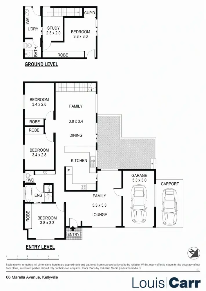 Floorplan of Homely house listing, 66 Marella Avenue, Kellyville NSW 2155
