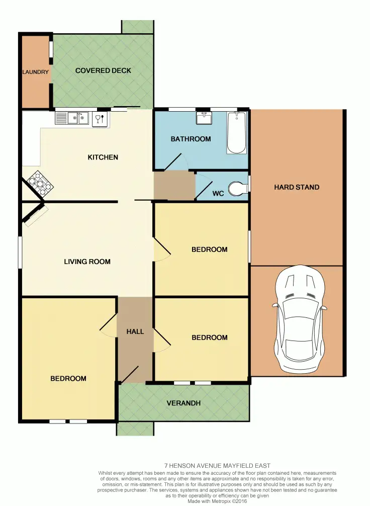 Floorplan of Homely house listing, 7 Henson Avenue, Mayfield East NSW 2304