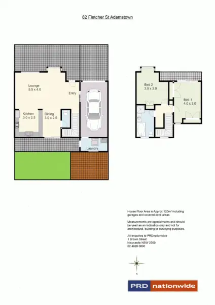Floorplan of Homely townhouse listing, 82 Fletcher Street, Adamstown NSW 2289