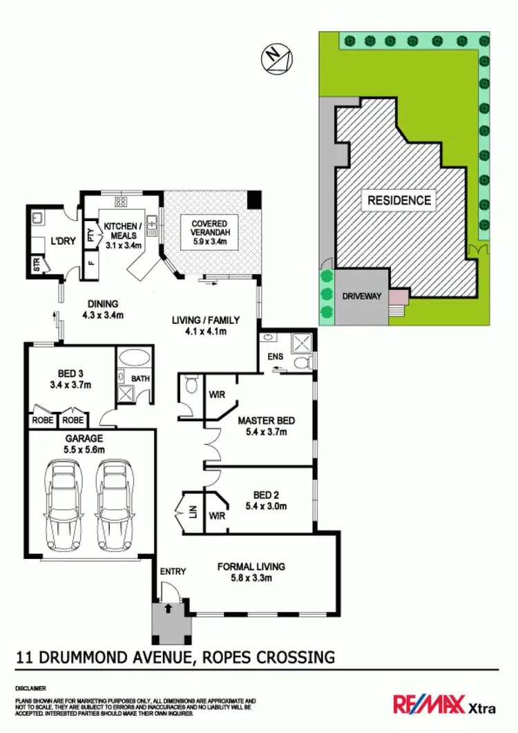 Floorplan of Homely house listing, 11 Drummond Avenue, Ropes Crossing NSW 2760