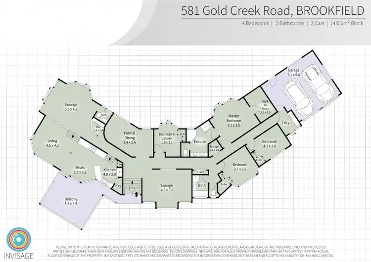 Floorplan of Homely house listing, 581 Gold Creek Road, Brookfield QLD 4069