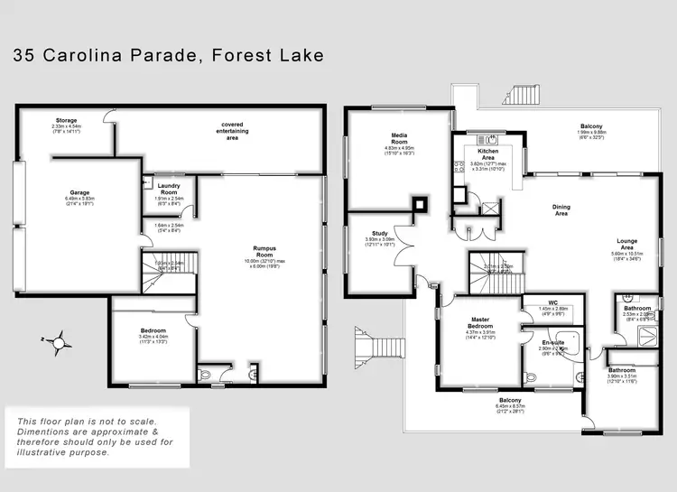 Floorplan of Homely house listing, 35 Carolina Parade, Forest Lake QLD 4078