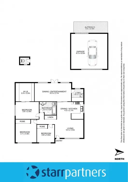 Floorplan of Homely house listing, 5 Valma Place, Colyton NSW 2760