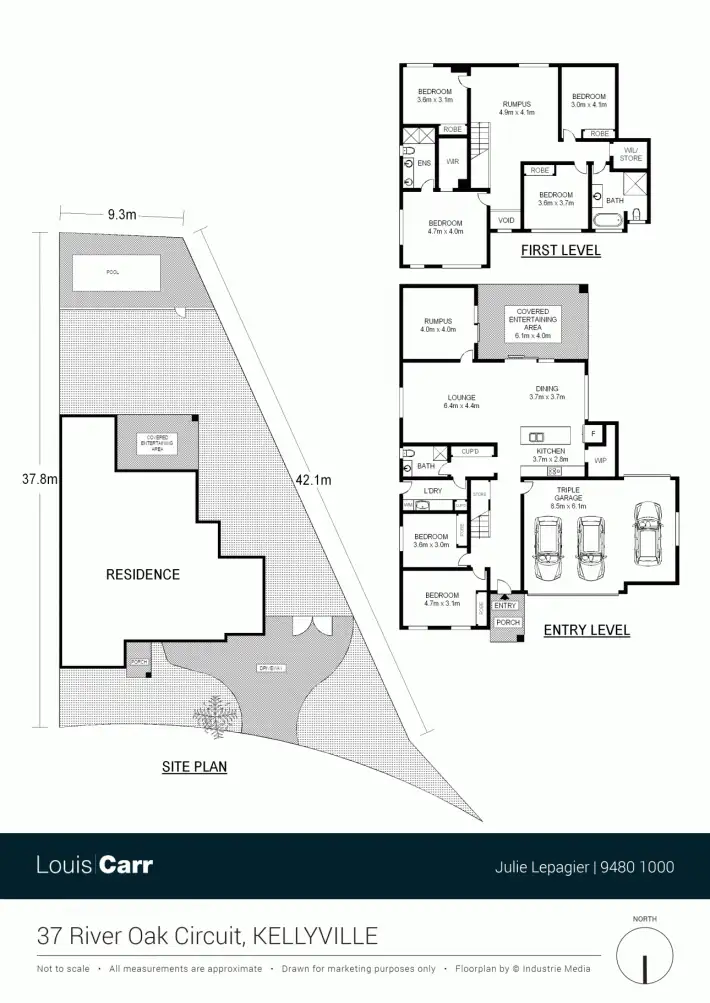 Floorplan of Homely house listing, 37 River Oak Circuit, Kellyville NSW 2155
