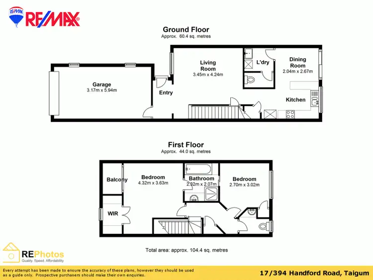 Floorplan of Homely unit listing, 17/394 Handford Road, Taigum QLD 4018