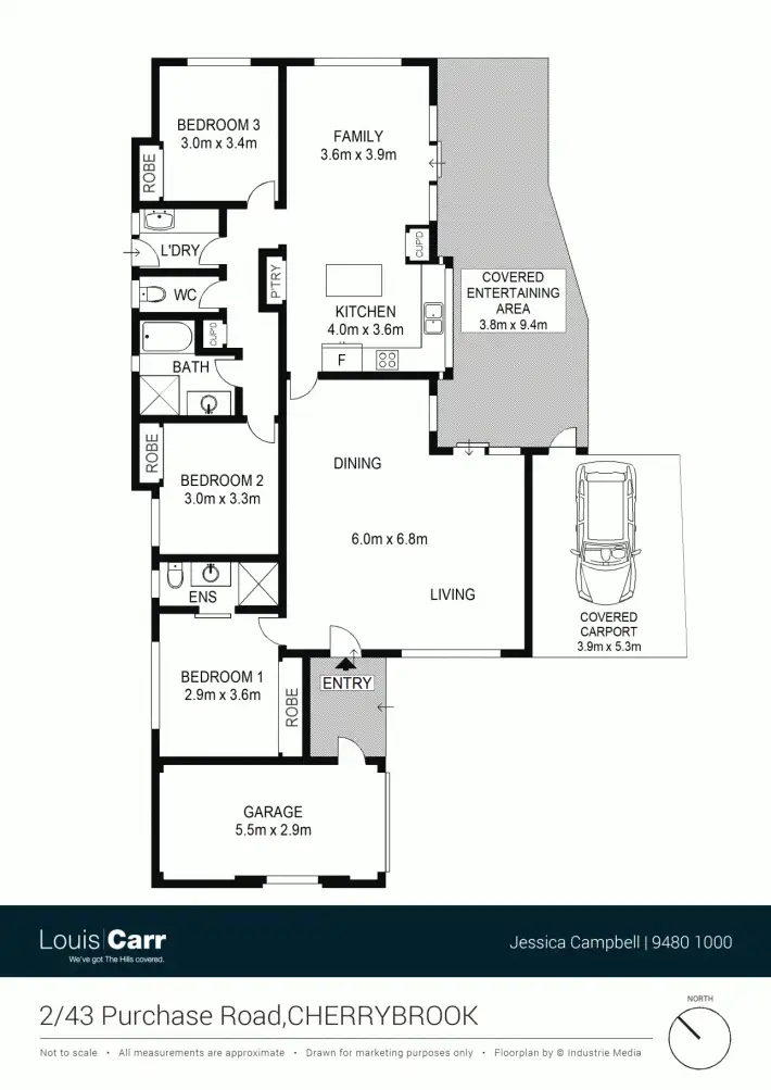 Floorplan of Homely house listing, 2/43 Purchase Road, Cherrybrook NSW 2126