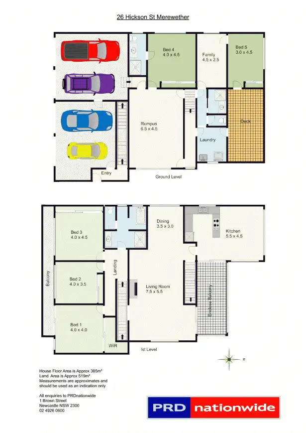 Floorplan of Homely house listing, 26 Hickson Street, Merewether NSW 2291