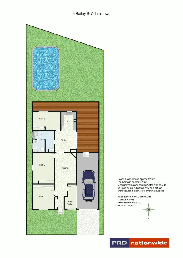 Floorplan of Homely house listing, 6 Bailey Street, Adamstown NSW 2289