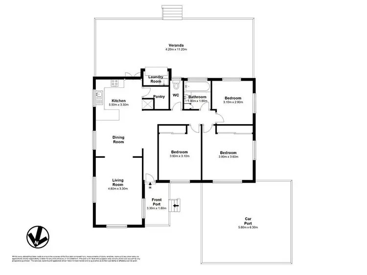 Floorplan of Homely house listing, 17 Speight Street, Brighton QLD 4017