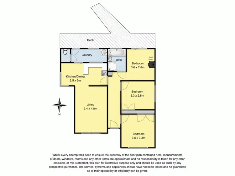Floorplan of Homely house listing, 32 Wynne Street, Colac VIC 3250
