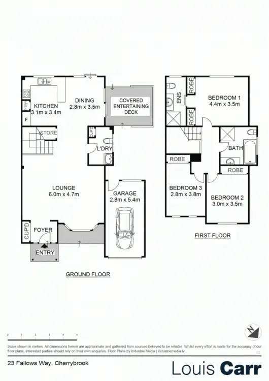 Floorplan of Homely house listing, 23 Fallows Way, Cherrybrook NSW 2126