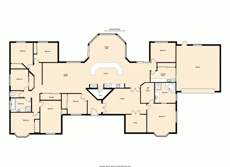 Floorplan of Homely house listing, 12 Coral Pea Close, Warner QLD 4500