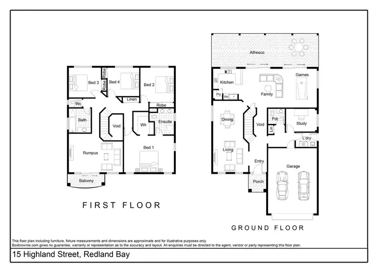 Floorplan of Homely house listing, 15 Highland Street, Redland Bay QLD 4165