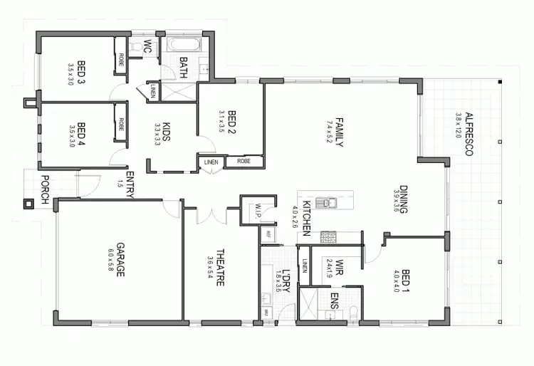Floorplan of Homely house listing, Lot 605 Water Gum Close, Sapphire Beach NSW 2450