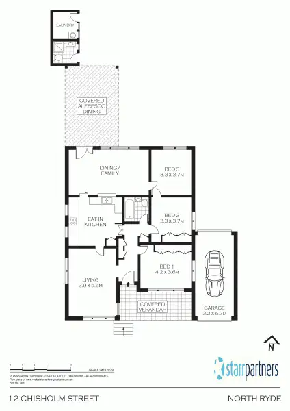 Floorplan of Homely house listing, 12 Chisholm St, North Ryde NSW 2113
