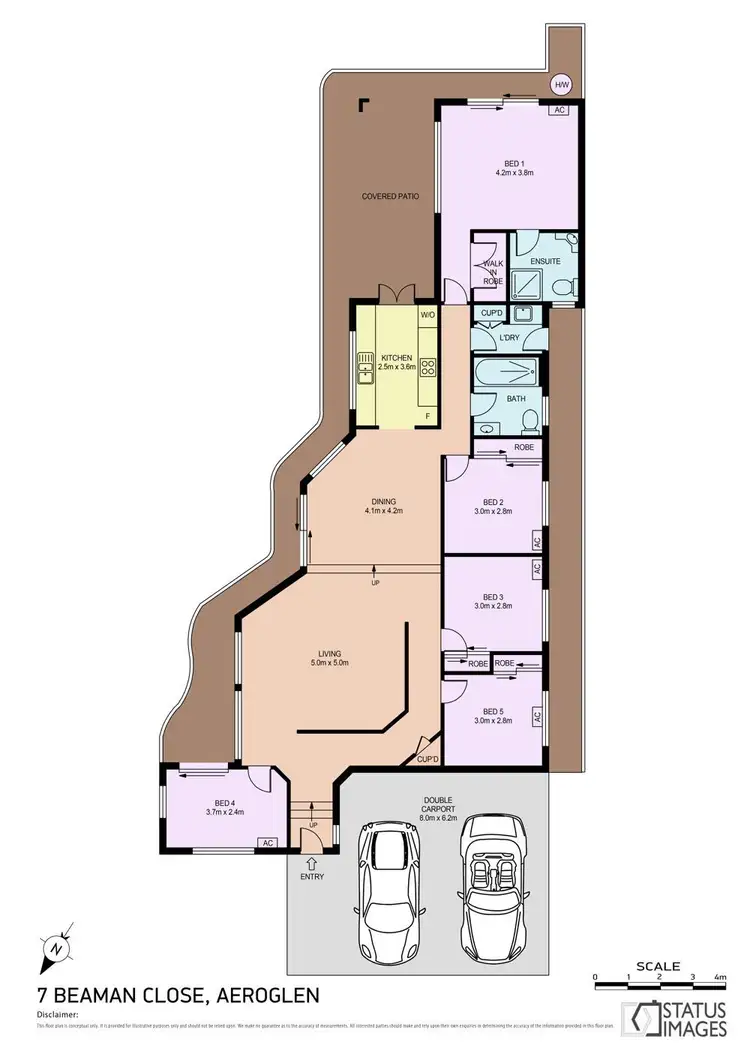 Floorplan of Homely house listing, 7 Beaman Close, Aeroglen QLD 4870