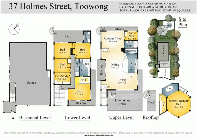 Floorplan of Homely house listing, 37 Holmes St, Toowong QLD 4066