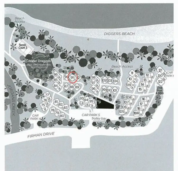 Floorplan of Homely townhouse listing, 91/2 Firman Drive, Coffs Harbour NSW 2450