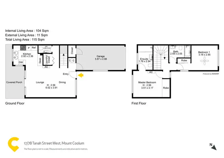 Floorplan of Homely house listing, 17/78 Tanah Street West, Mount Coolum QLD 4573