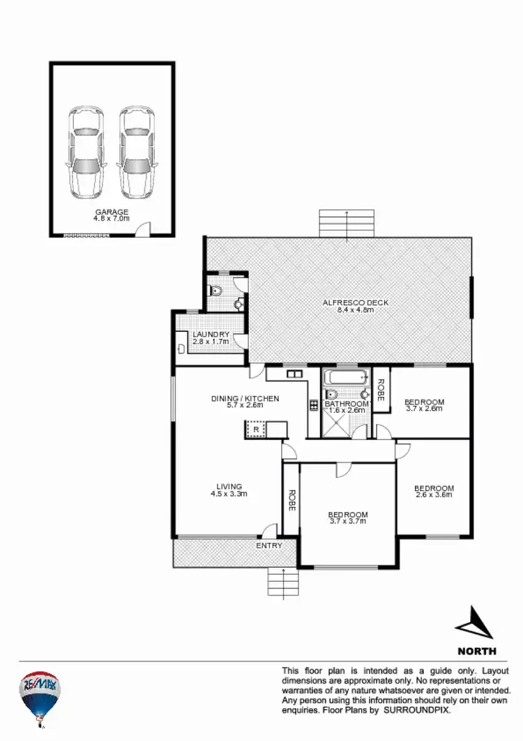 Floorplan of Homely house listing, 43 Sandringham Avenue, Cambridge Park NSW 2747