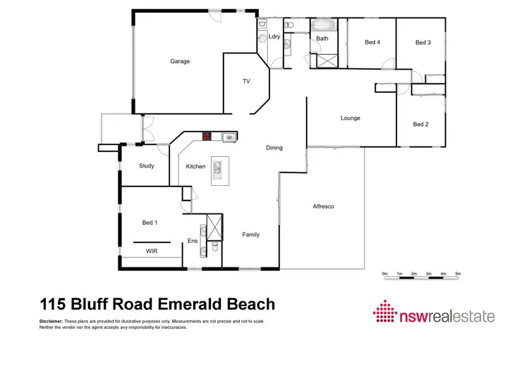 Floorplan of Homely house listing, 115 Bluff Road, Emerald Beach NSW 2456