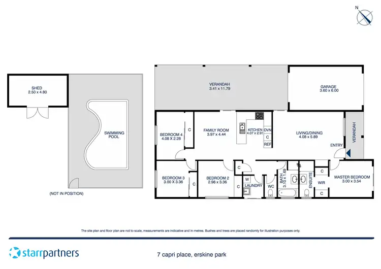 Floorplan of Homely house listing, 7 Capri Place, Erskine Park NSW 2759