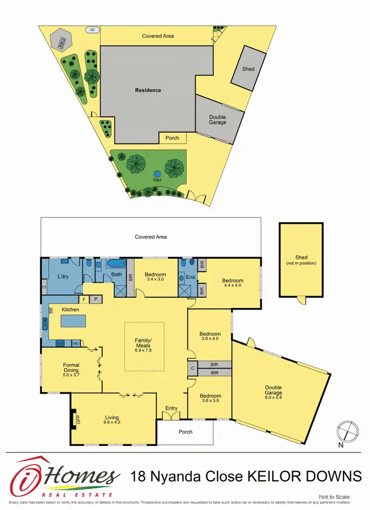 Floorplan of Homely house listing, 18 Nyanda Close, Keilor Downs VIC 3038
