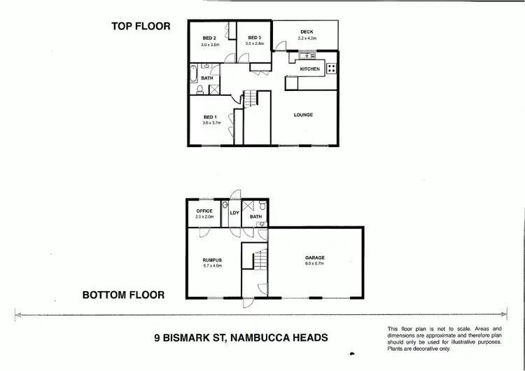 Floorplan of Homely house listing, 9 Bismark Street, Nambucca Heads NSW 2448