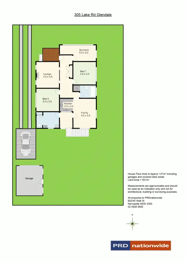 Floorplan of Homely house listing, 305 Lake Road, Glendale NSW 2285