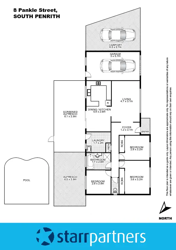 Floorplan of Homely house listing, 8 Pankle Street, South Penrith NSW 2750