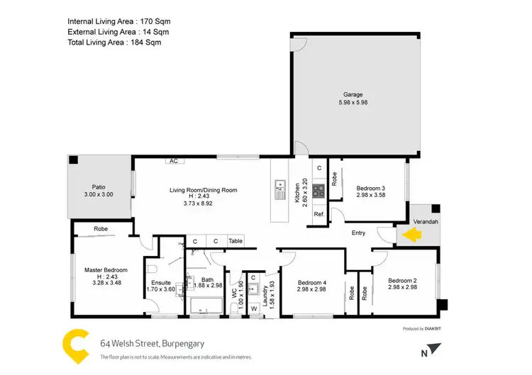 Floorplan of Homely house listing, 64 Welsh Street, Burpengary QLD 4505