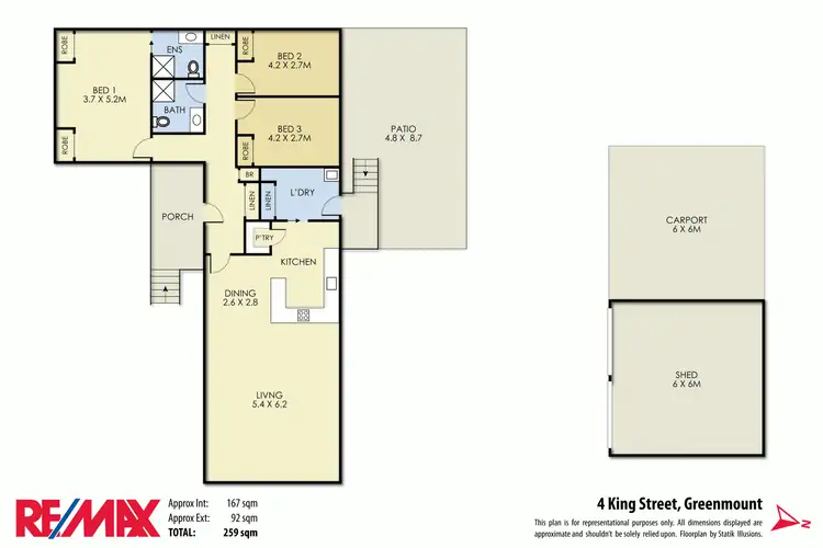 Floorplan of Homely house listing, 4 King Street, Greenmount QLD 4359