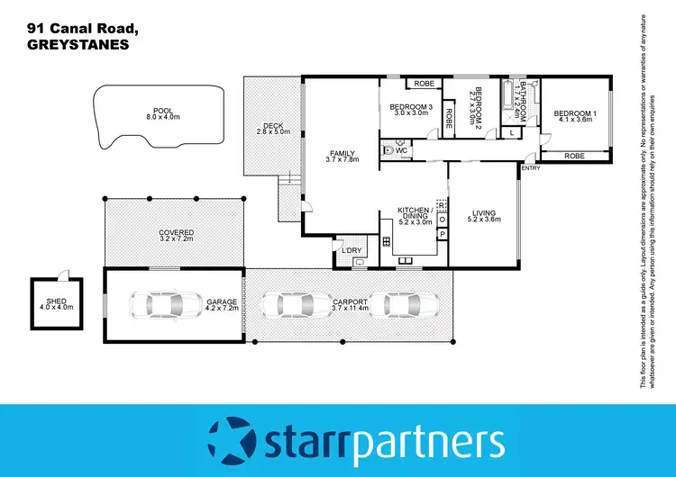 Floorplan of Homely house listing, 91 Canal Road, Greystanes NSW 2145