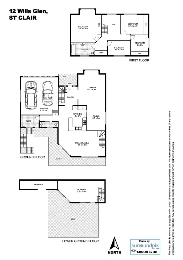 Floorplan of Homely house listing, 12 Wills Glen, St Clair NSW 2759