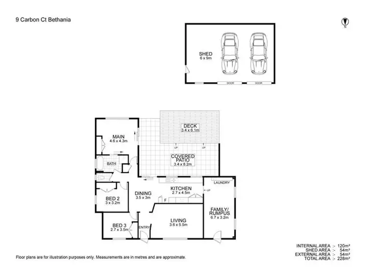 Floorplan of Homely house listing, 9 Carbon Court, Bethania QLD 4205